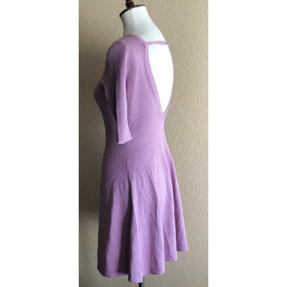 Nasty Gal Womens Pink Knit Low Back Take Turns Mini Dress Size S - Picture 11 of 13